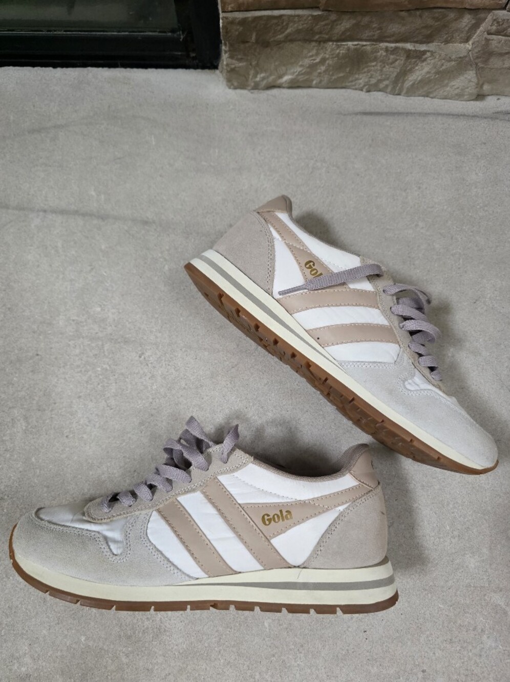Gola Daytona Chute Retro Jogger Sneakers Neutral Blush Women's US 8